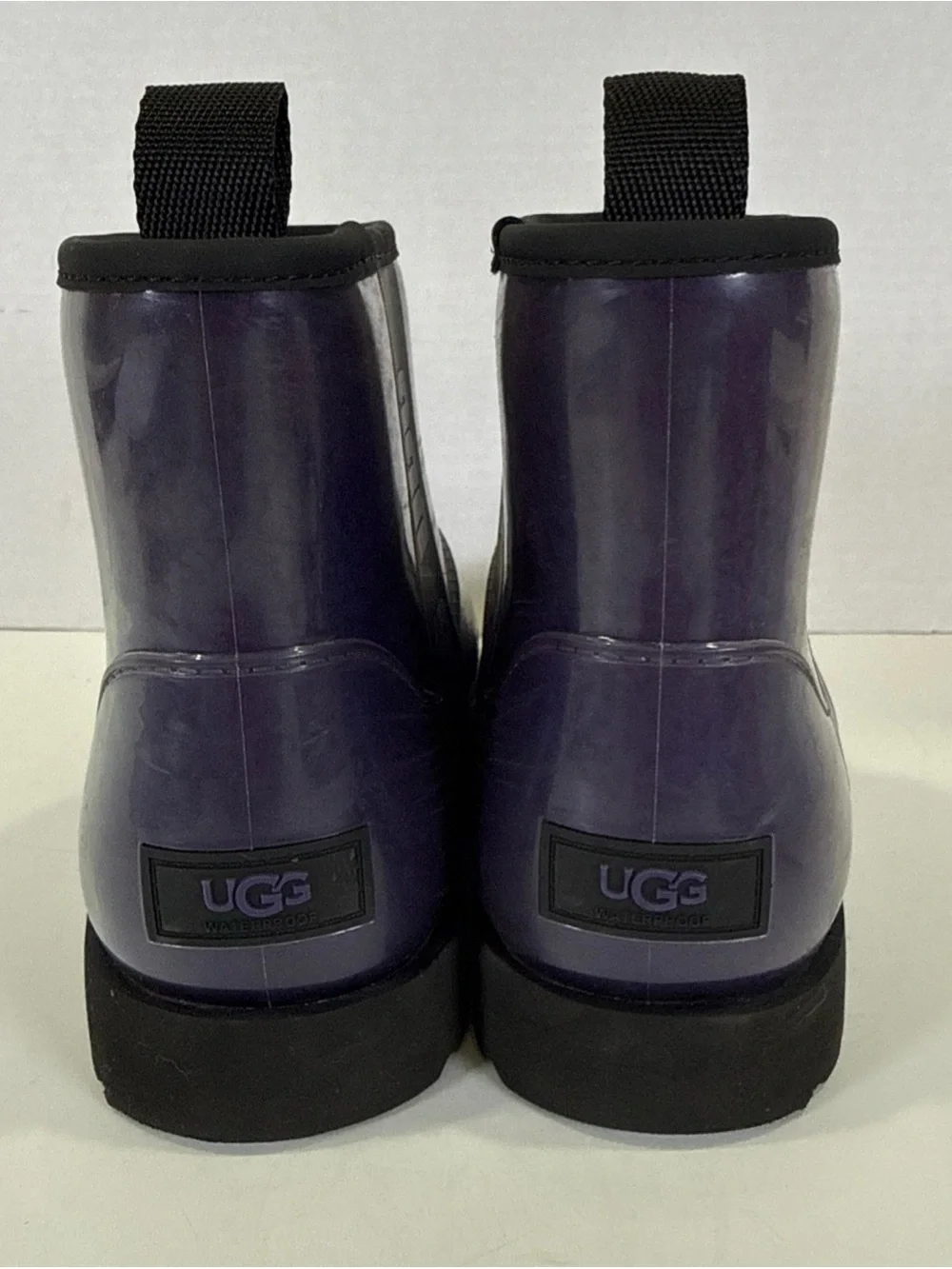 UGG Classic Purple Violet Clear Mini Boots 1113190 Women's Size 7 Waterproof